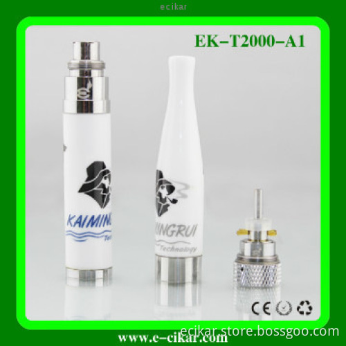 2014 best electronic cigarette E-cikar new modle T2000 ceramic e-cig